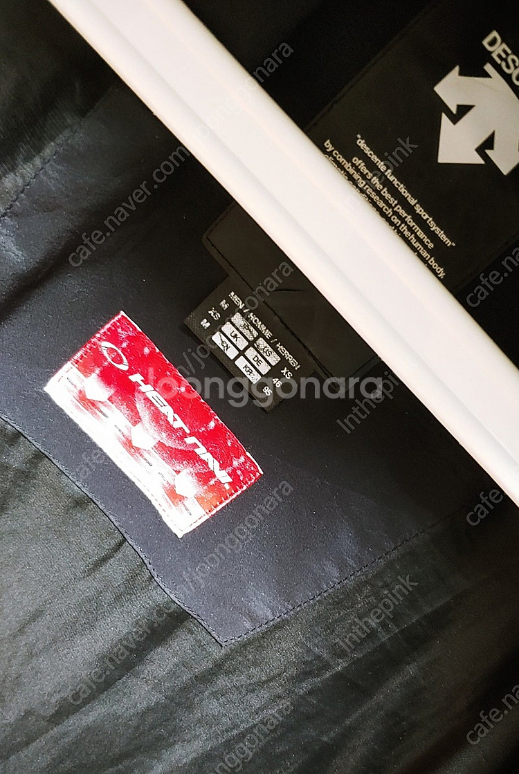 [XL] 데상트 아우디 롱패딩점퍼 블랙1187--3