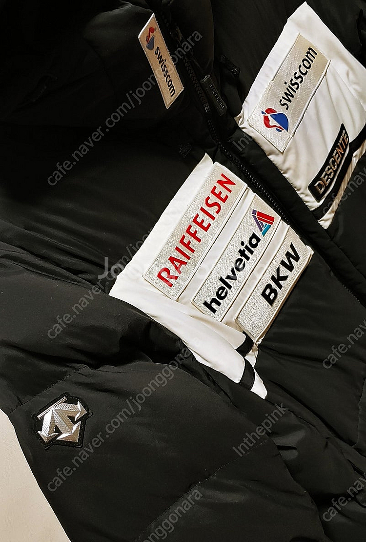 [XL] 데상트 아우디 롱패딩점퍼 블랙1187--4