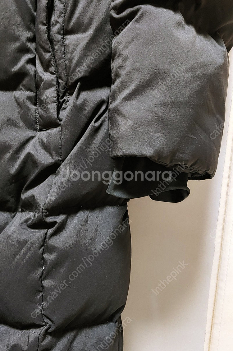[XL] 데상트 아우디 롱패딩점퍼 블랙1187--5