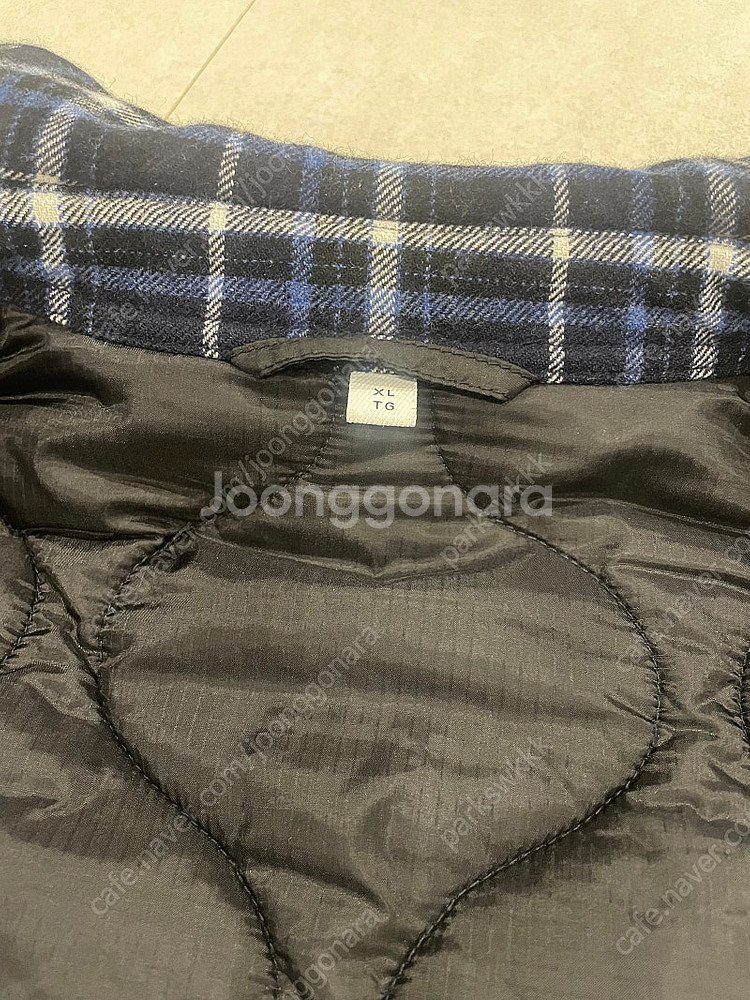 버버리 정품 남성 시그니처 체크 포인트 큁팅쟈켓 (상태...--5