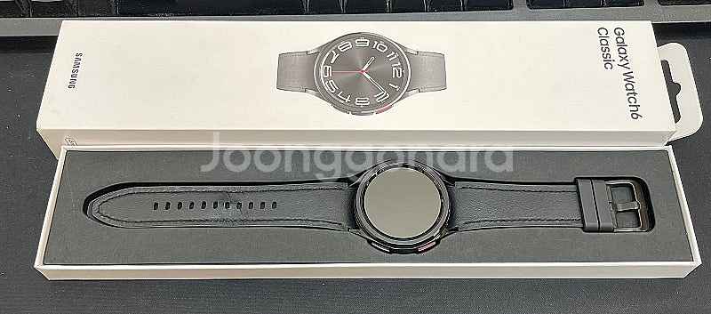 갤럭시워치6클래식 LTE 블랙 43mm 상태좋은 풀박스...--1