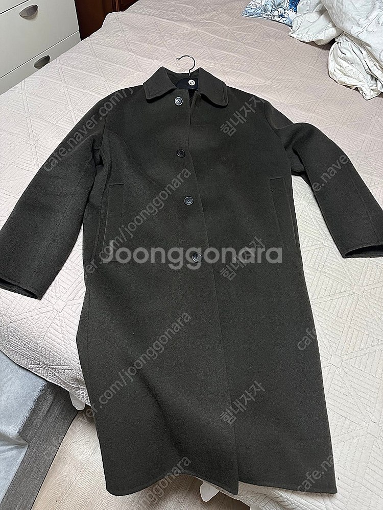 타임옴므 캐시미어 블렌드 발마칸 코트 100 다크브라운--1
