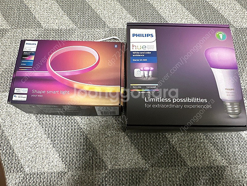 필립스 휴 그라디언트 라이트스트립 2M+브릿지+전구2--0