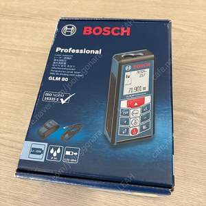 보쉬 BOSCH 레이저줄자 거리측정기 GLM80