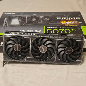 ASUS PRIME 지포스 RTX 5070 Ti OC D7 16GB 팝니다