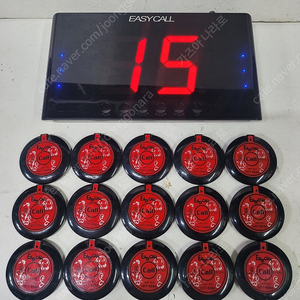 낚씨 호출벨 팝니다 ey-2001 수신기 1대 벨 ey-100 15개