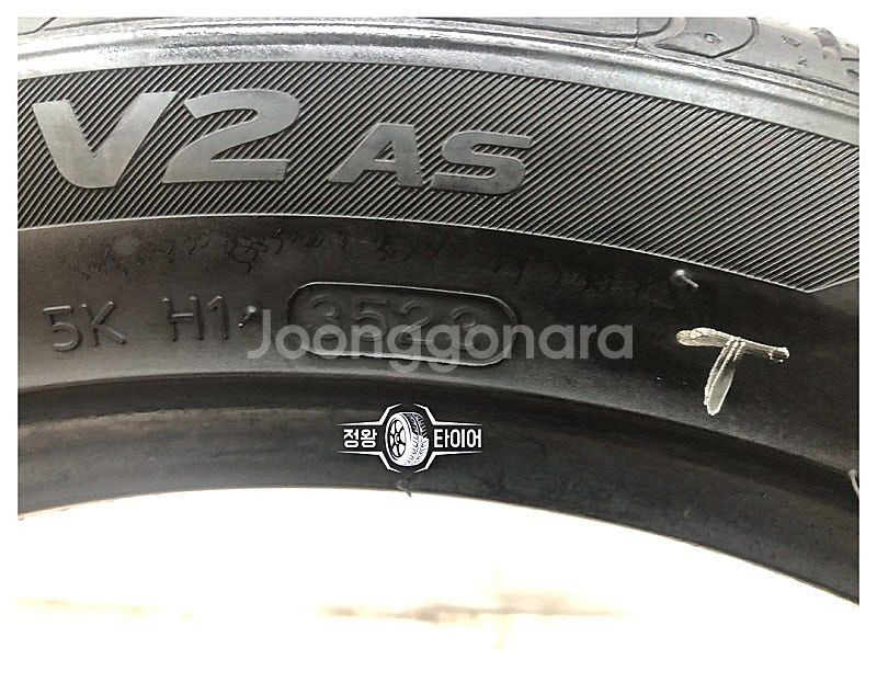 중고타이어 한국타이어 벤투스 V2AS 225/45R18...--7