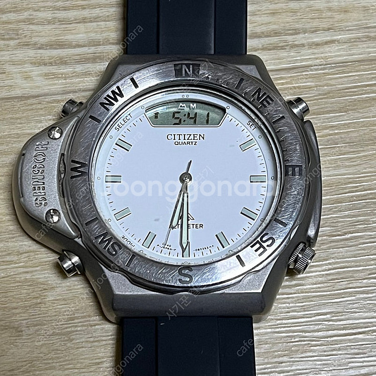 Citizen 빈티지 시티즌 티타늄 39mm 고도 계측...--1