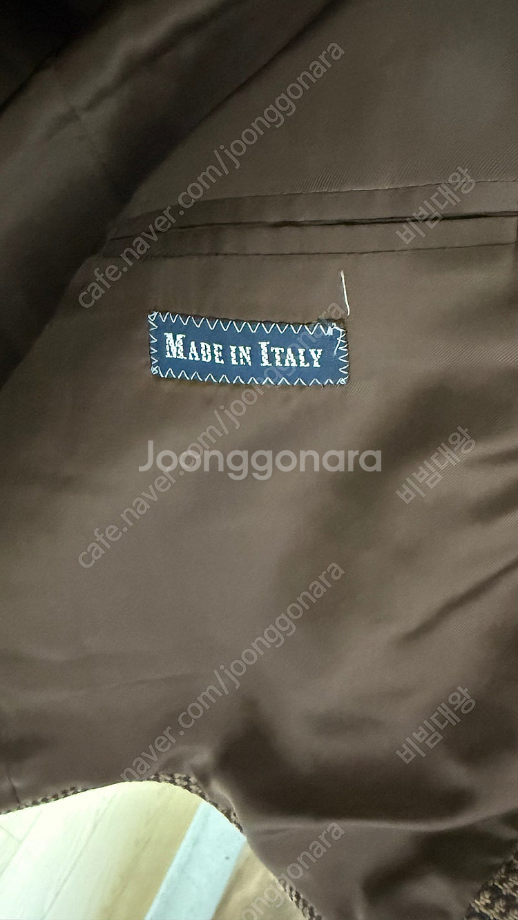 랄프로렌 글렌체크 자켓 46R Made in Italy--3
