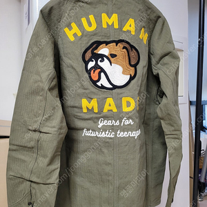 새상품 M 41만원 휴먼메이드 HUMANMADE 헤링본 커버롤 자켓