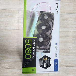 PNY RTX5080 OC D7 16GB Triple Fan 미개봉