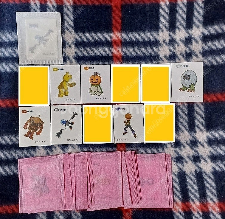 디지몬 젤리, 빵 띠부씰 판매합니다--0