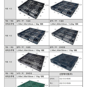 플라스틱 파렛트 공장 신한에이엠 - 인천, 김포, 부천, 일산, 파주