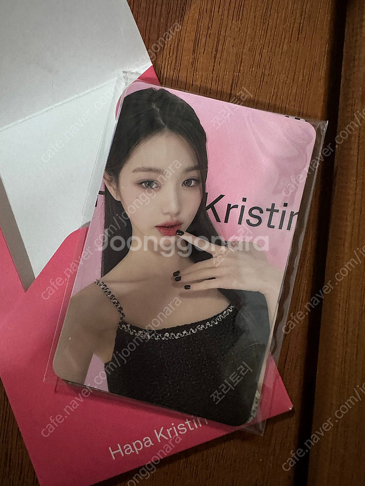 하파크리스틴 장원영 포카 아이브 각각 2만원--5