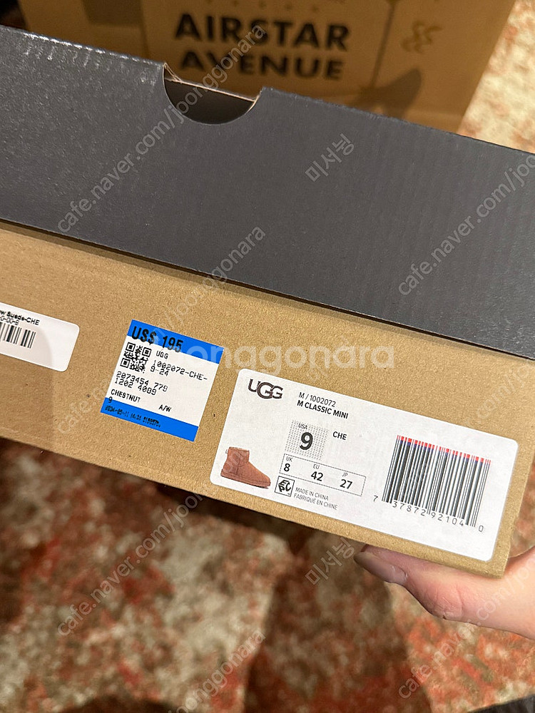 남자 어그 270(9)사이즈 (미국어그정품 신세계구매)--7