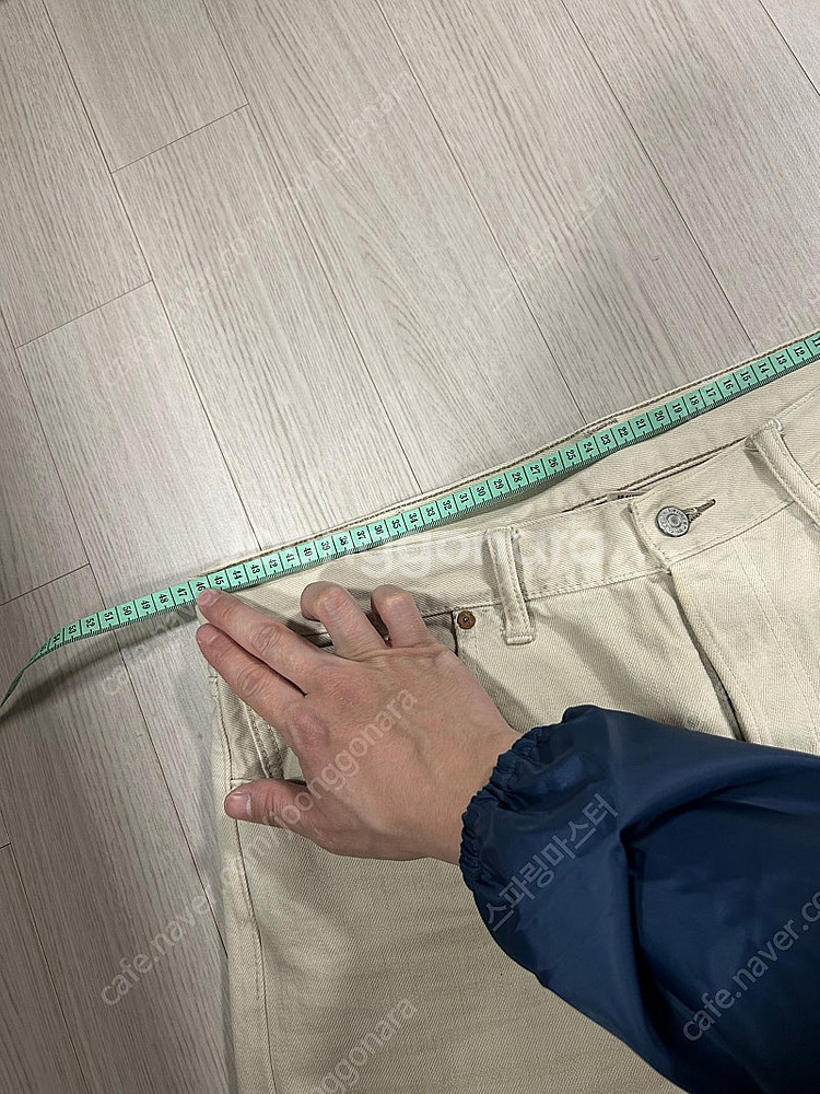 더블알엘 RRL 에크루 데님 34*32 기장수선 실측유--6