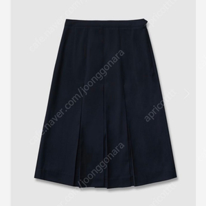 [새상품] 얼바닉30 royal pleated skirt (navy)