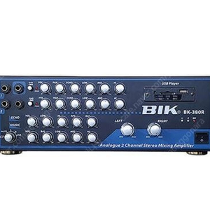 BIK BK-380R 다용도 앰프 스테레오 + 송출스피커 4개