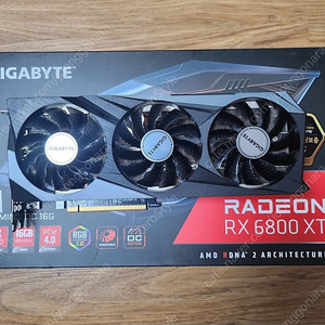 기가바이트 라데온 RX6800XT 팝니다.