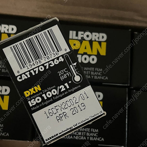 ILFORD PAN 일포드 100mm 흑백필름 36매 1롤 9개