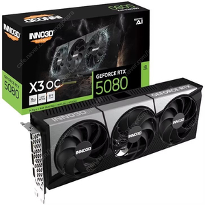 INNO3D 지포스 RTX 5080 OC D7 16GB X3 미개봉 팝니다