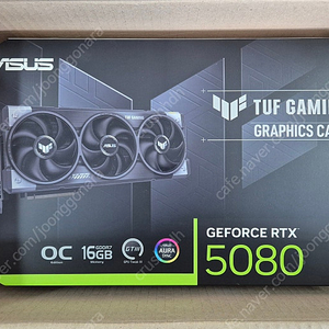 ASUS TUF Gaming 지포스 RTX 5080 OC D7 16GB 팝니다.