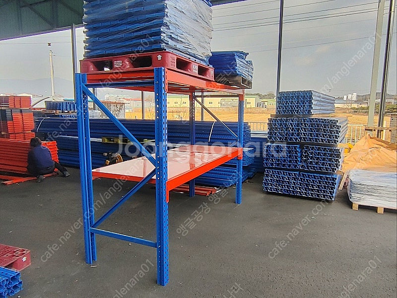 중고 파렛트랙 선반형 파레트랙 빠레트랙 파렛트 셀프랙 철제선반--0