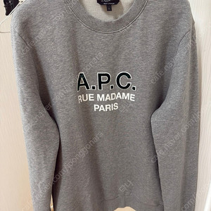 정품 A.P.C. 아페쎄 맨투맨 스웻셔츠 (L 100)