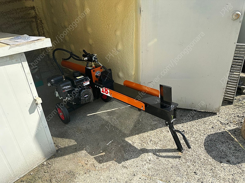 대형 유압 도끼 18톤 가솔린엔진 일자날 작업--1