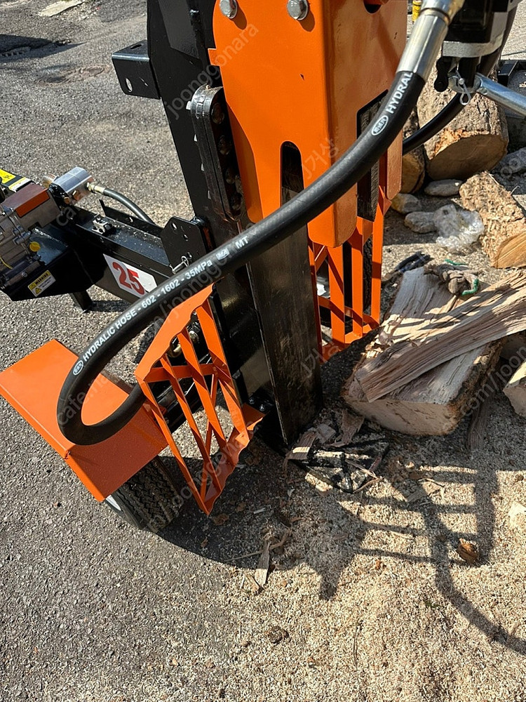 수직 대형 유압 도끼 25톤 변형 가솔린 엔진 십자 날--2