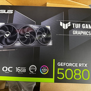 RTX 5080 TUF OC 판매합니다.