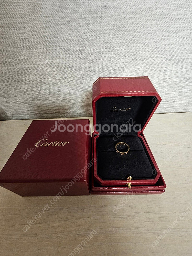 까르띠에 러브반지 46호 판매합니다.문자 카톡 사기꾼 ...--0