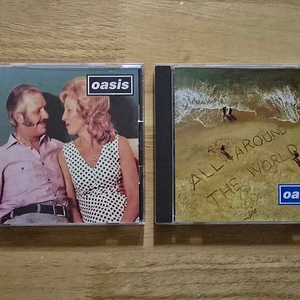 CD 음반 oasis 오아시스 싱글 2장