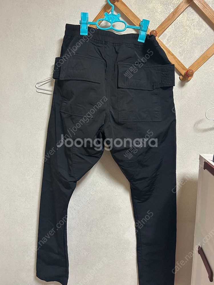 [S] 릭오웬스 태권도 크리치 카고팬츠MU 블랙 (스캇...--3