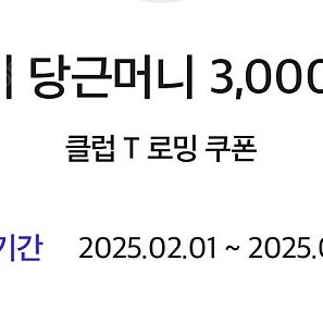 당근페이 당근머니 3천원 쿠폰 1400원