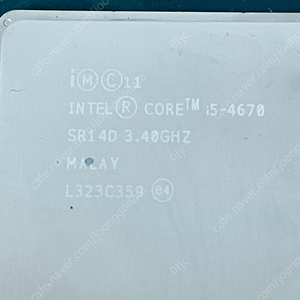 인텔 i5-4670 CPU