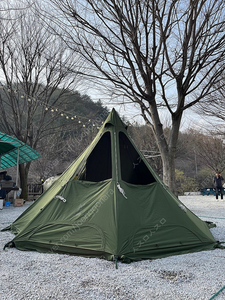 dod 렌콘m 텐트/디오디 연근텐트/화목난로 tp 티피 동계 인디언텐트 이미지