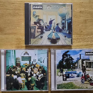 CD 음반 oasis 오아시스 앨범 3장