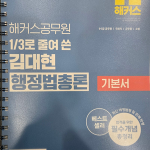 2025 1/3로 줄여 쓴 김대현 행정법총론(분철)