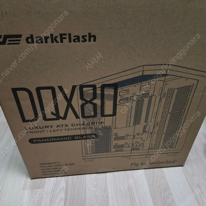 darkFlash DQX80 ARGB BTF (블랙) 미개봉 새상품 팝니다.