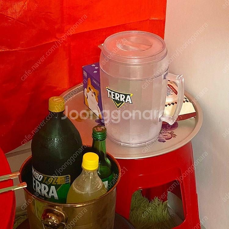 테라 생맥 피쳐통 생맥주 홈포차 진로 굿즈--4