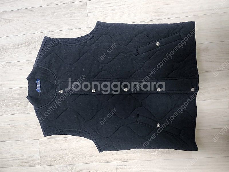 폴로 라운지 퀼팅 코튼 베스트--4