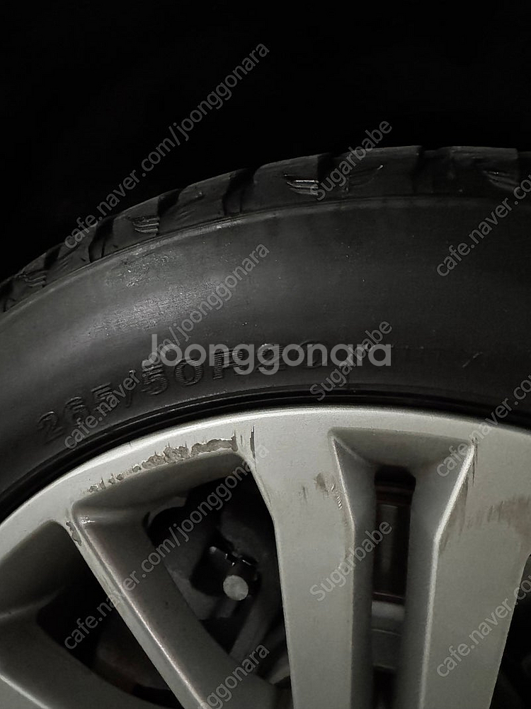 레인지로버 스포츠 20인치 순정휠 타이어 한대분 판매--1
