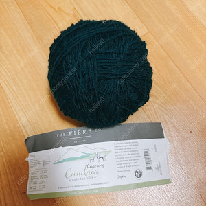 뜨개질 뜨개실 the fibre 컴브리아 등 2종류 반택포함