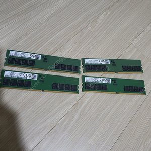 삼성 ddr5 4800 32gb x 4개 128gb