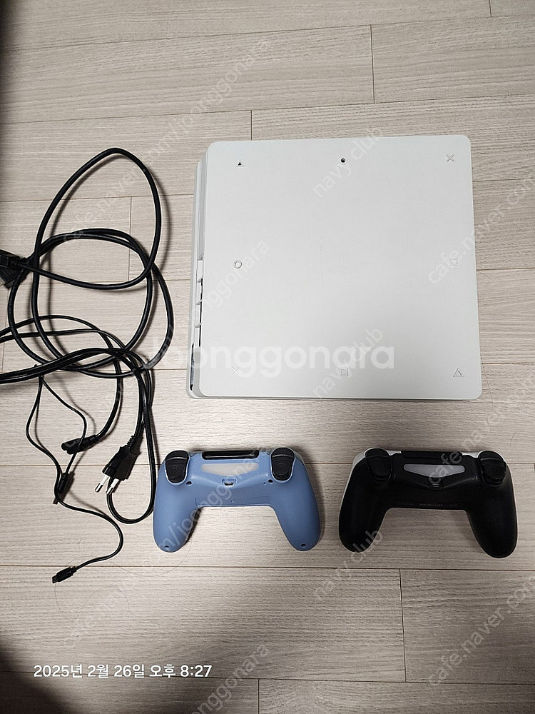 PS4 슬림 2117A 500기가 화이트 가품패드2개 ...--1