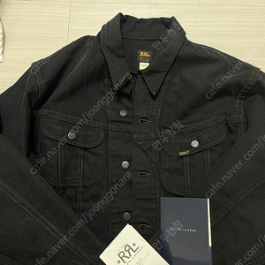 RRL 더블알엘 트러커 자켓 lot271 블랙 L 백화점 새상품 판매합니다.