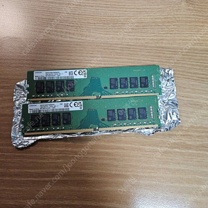 삼성 DDR4-3200 16GB PC4-25600 램x2개 일괄판매합니다..