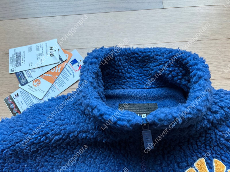 MLB 키즈 곰돌이 뽀글이 후리스 S급 판매--7