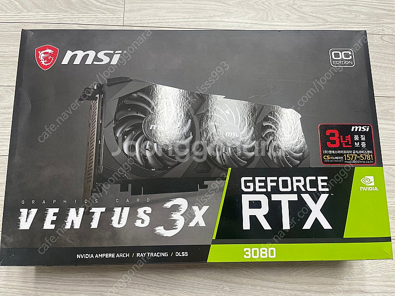 RTX 3080 MSI Ventus (택포)--0